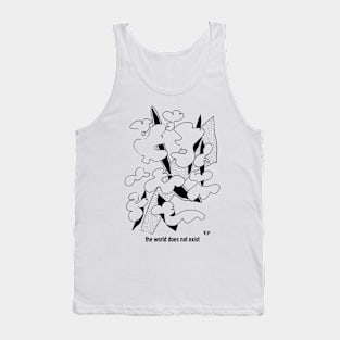 The world does not exist Tank Top